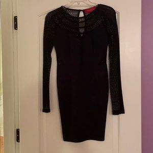 Akira Chicago Red Label Black Bodycon Dress